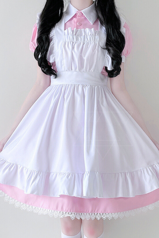 Black And White Cosplay Maid Dress