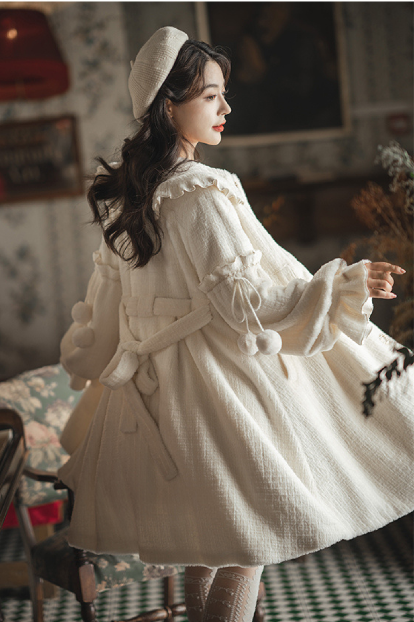 【予約商品】ウォームラビットファーロリータコート