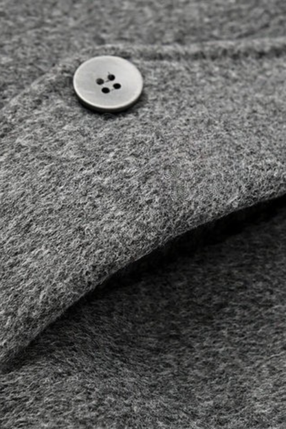 カレッジプリーツヘムルーズコート