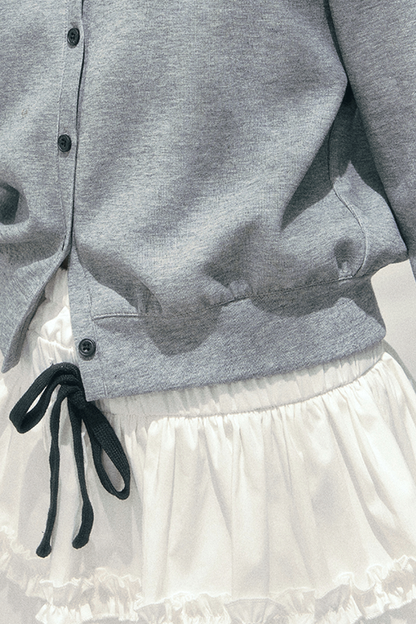 フレンチフェイクツーピースポロセーター