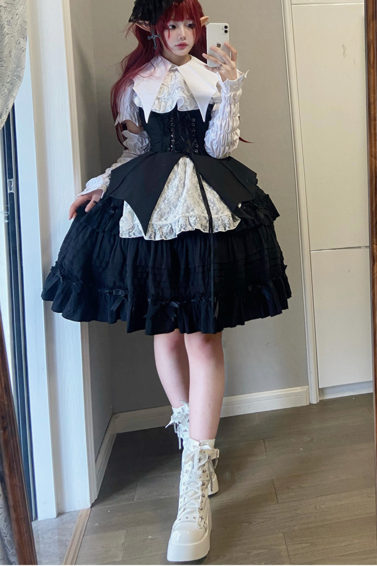 サブカルチャーY2Kベイブブーツ