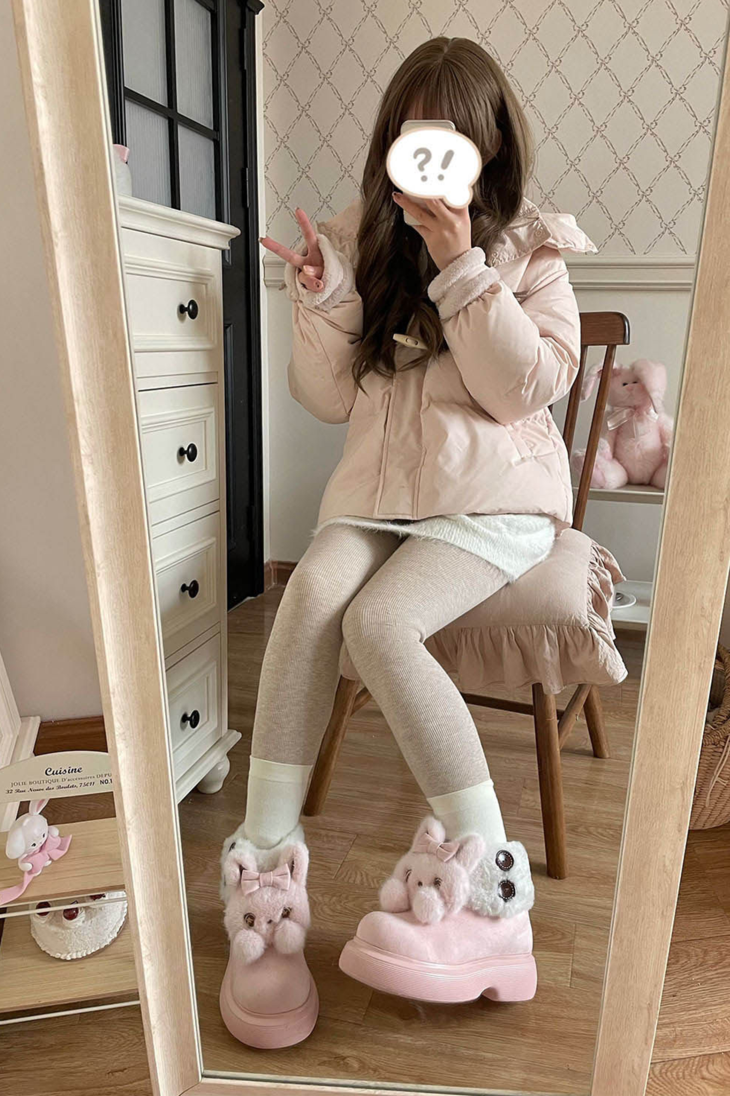 Fluffy Sheep Fleece Snow Boots