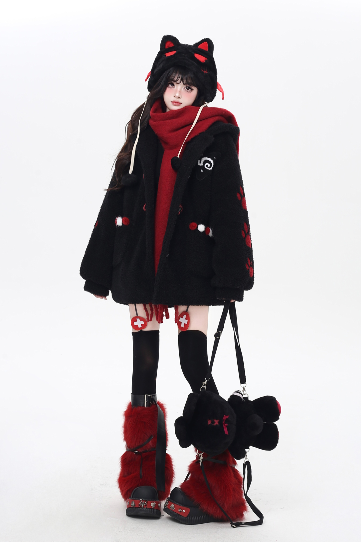 キャットラムウールコットンジャケット