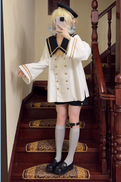 Prince Big Sailor Top + Pants + Beret + Tie + Socks