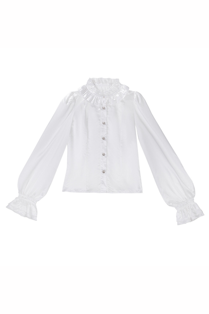 궁정 왕자 퓨어 재킷 + 페이크 칼라 + 셔츠 + 바지