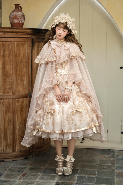 【4月3日予約締切】ファンタジーシアーフードロリータケープ