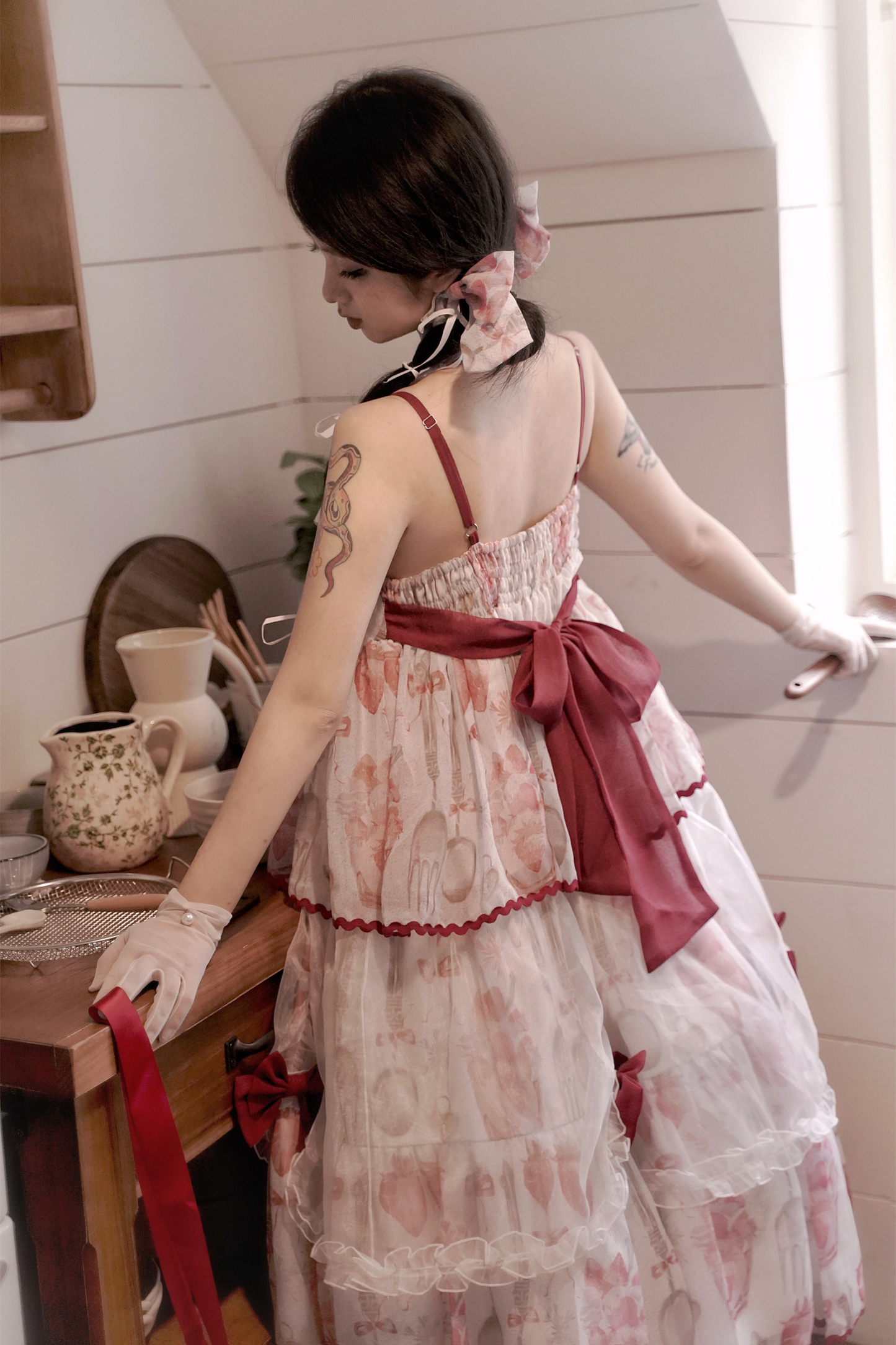 ストロベリーボックスロリータキャミソールドレス