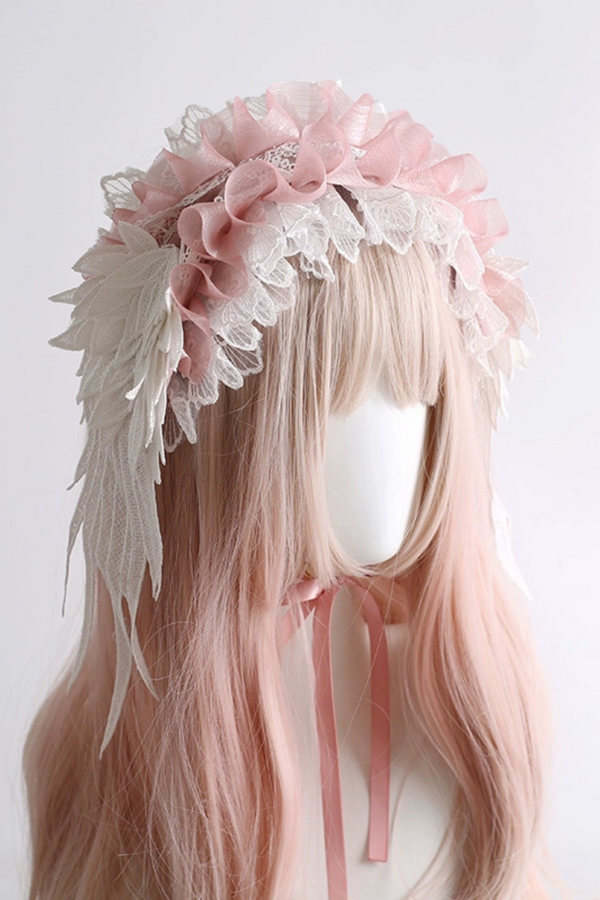Gorgeous feather Lolita hair accessories