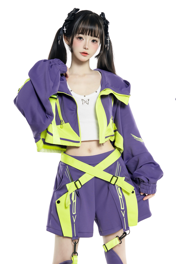 サイバーパンクテクノロジーサブカルチャージャージ