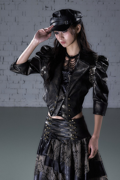 Punk-Night-Lederjacke