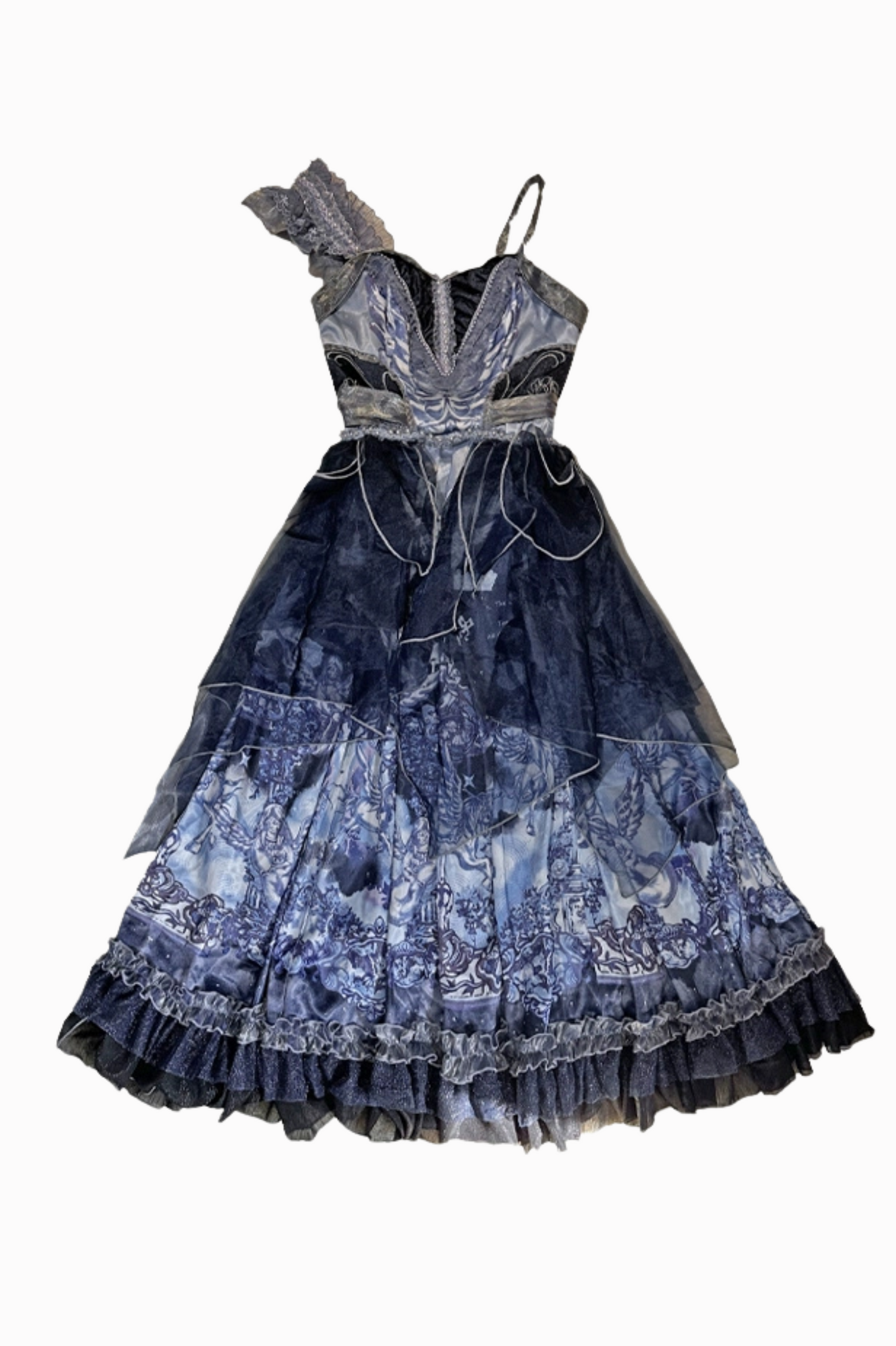 エンジェルガーデンブルーJSK+ルーズシャツ