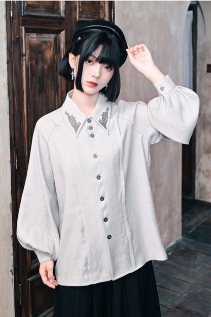 China Lantern Sleeve Shirt