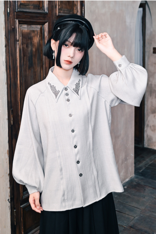 China Lantern Sleeve Shirt