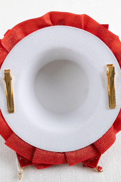 レッドベルベットロリータヘアクリップ