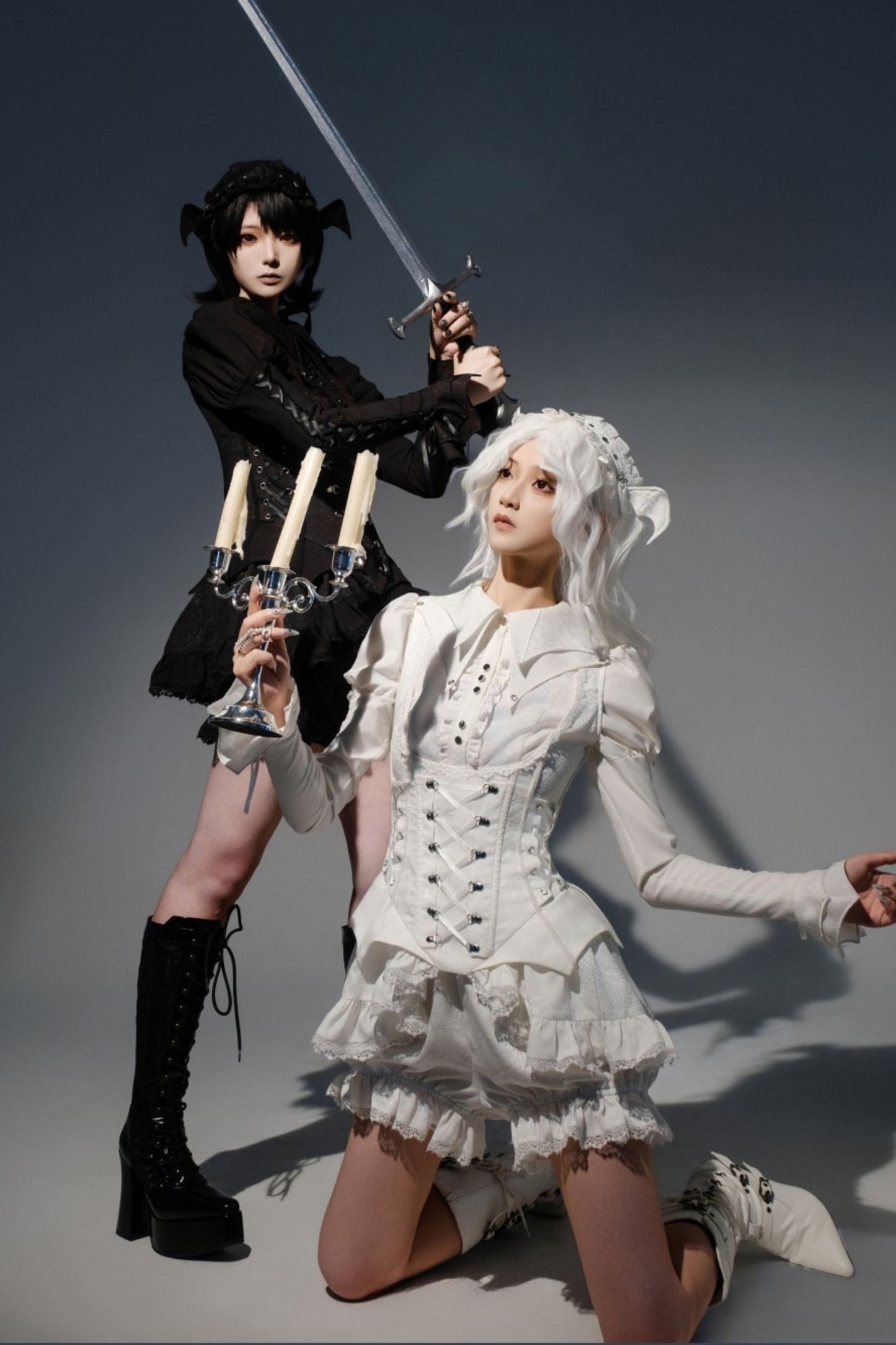 [Deadline for reservations: November 19] Camilla Spider Web Bat Gothic Dark Series Dress Full Set + Setup Full Set