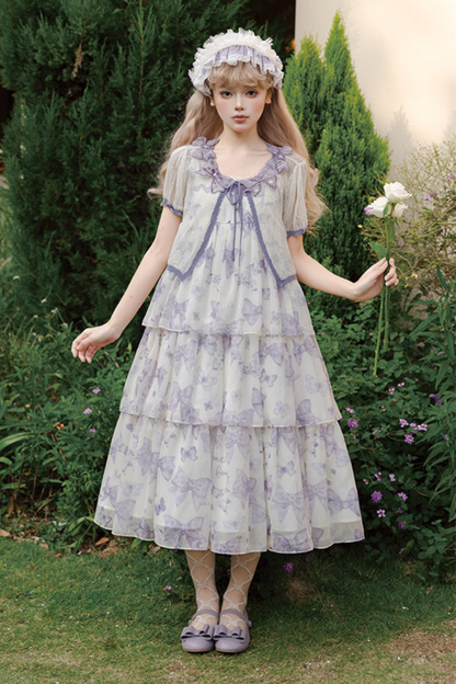 Eternal Garden Lolita Dress + Shirt + Cardigan