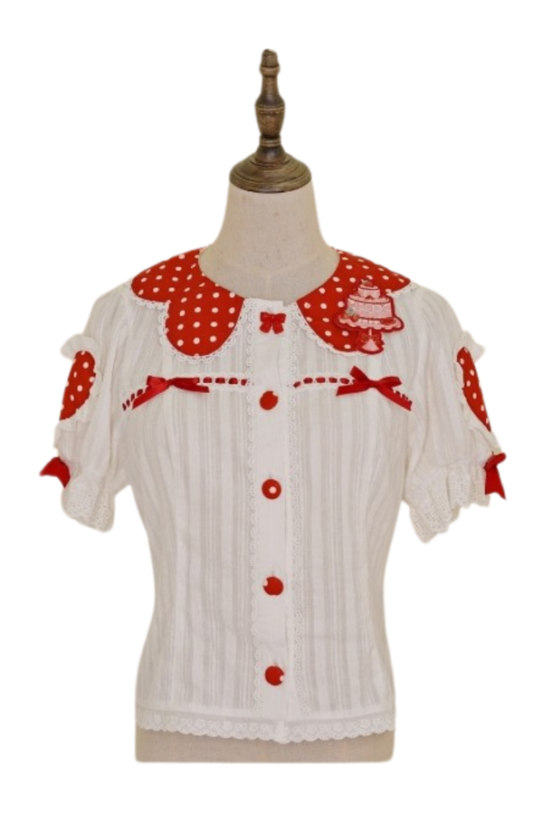 Lolita Striped Strawberry Dress