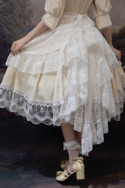 Elegant Retro Lace Classic Lolita Dress