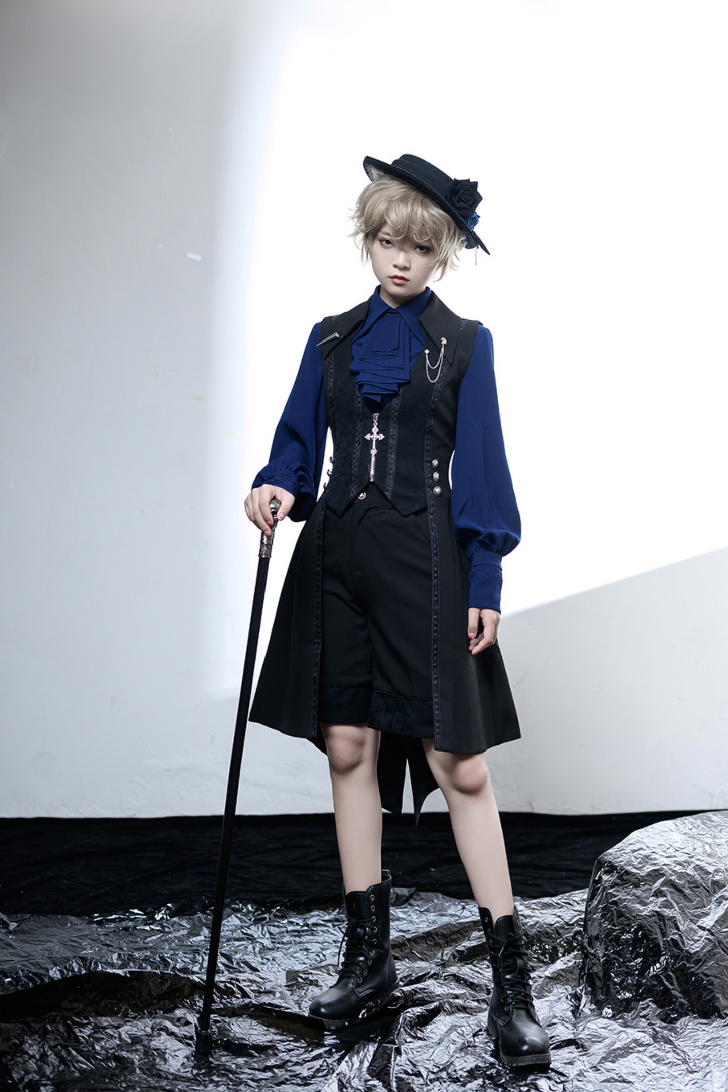 レトロロリータラムスリーブシャツ