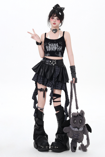 アシメティアード地雷スカート