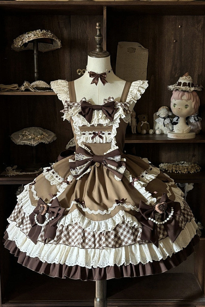 【12月19日予約締切】ベリーアンドショコラスイートロリータサスドレス