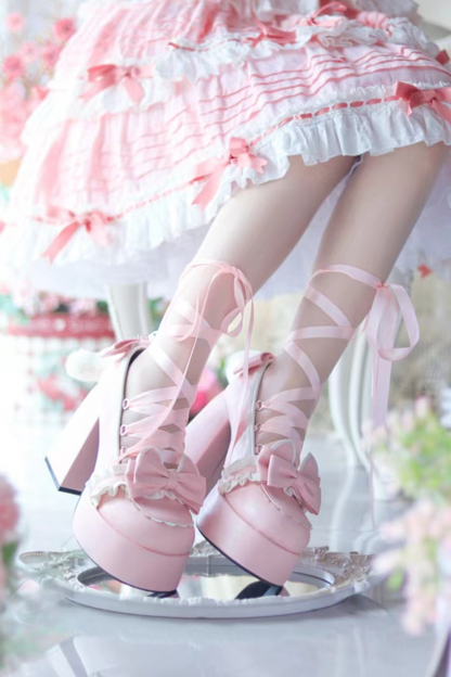 Cat tail lace Applibon shoes