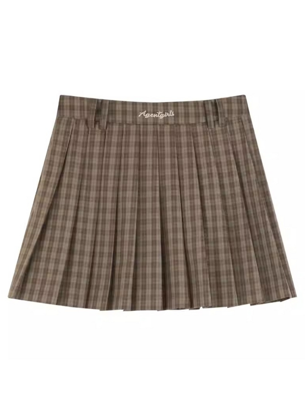 レトロチェックキャミソール＋ハーフスカート