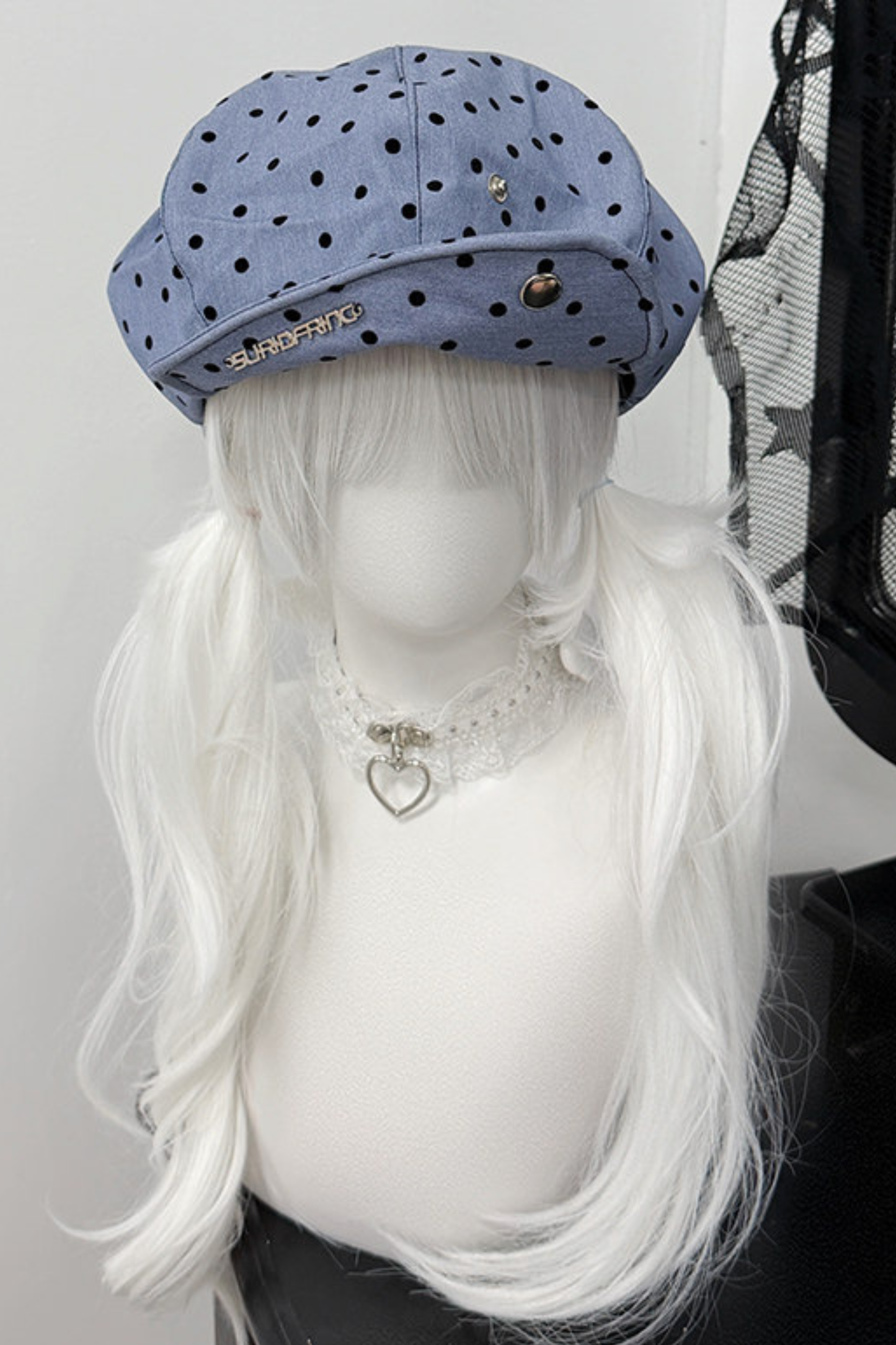 polka dot hat