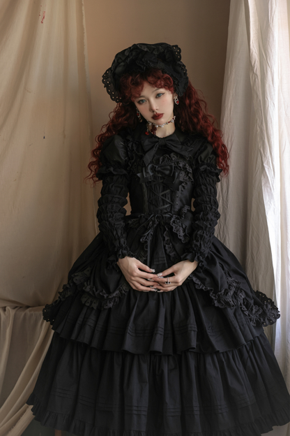 Lace Goth Subculture Dark Star Island Lolita Dress