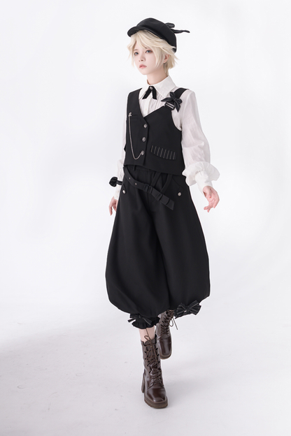 クールシックベスト+シャツ+バルーンパンツ