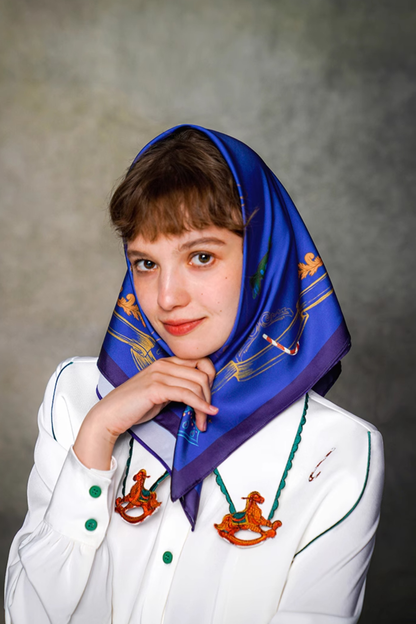 ステッチレトロコントラストホワイトシャツ