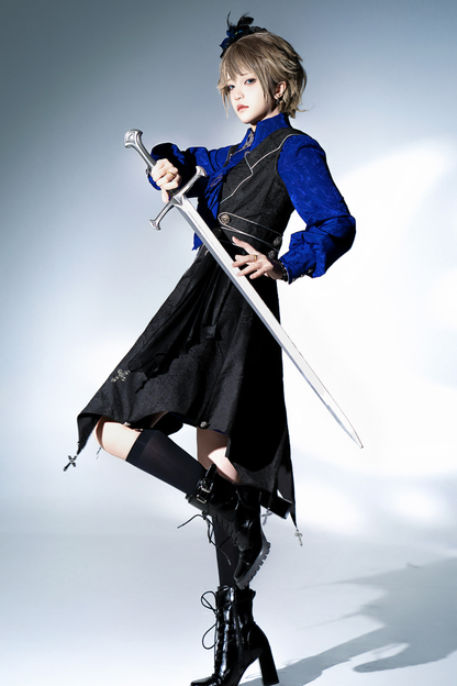 ムーンリットナイトシャツ+ベスト+ショートパンツ