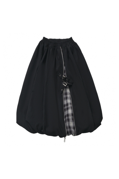 モードダークジャケット+シャツ+ロングスカート+ショートスカート