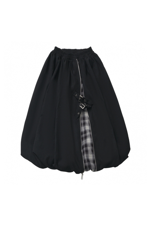 モードダークジャケット+シャツ+ロングスカート+ショートスカート