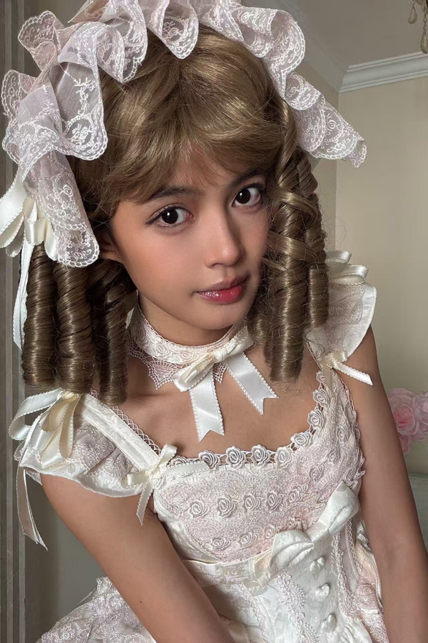 【予約商品】プリンセスバレエケーキロリータドレス+ヘアバンド+ネックレス+スリーブ+テール