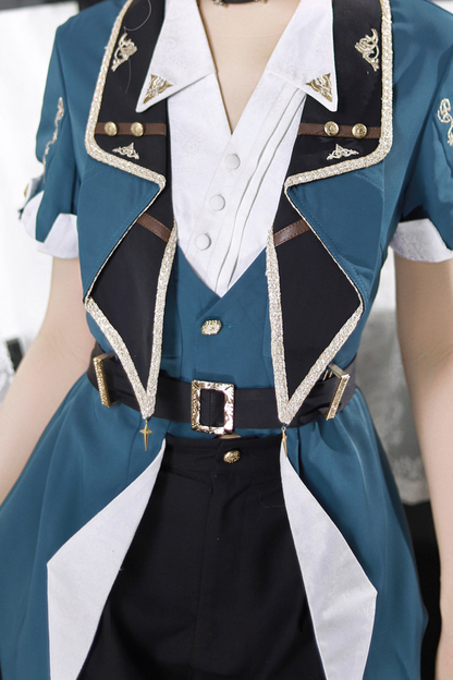 Steampunk Lolita Top + Shorts