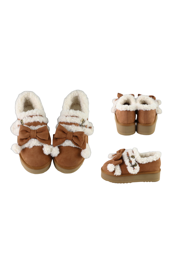 Bare Fleece Snow Boots