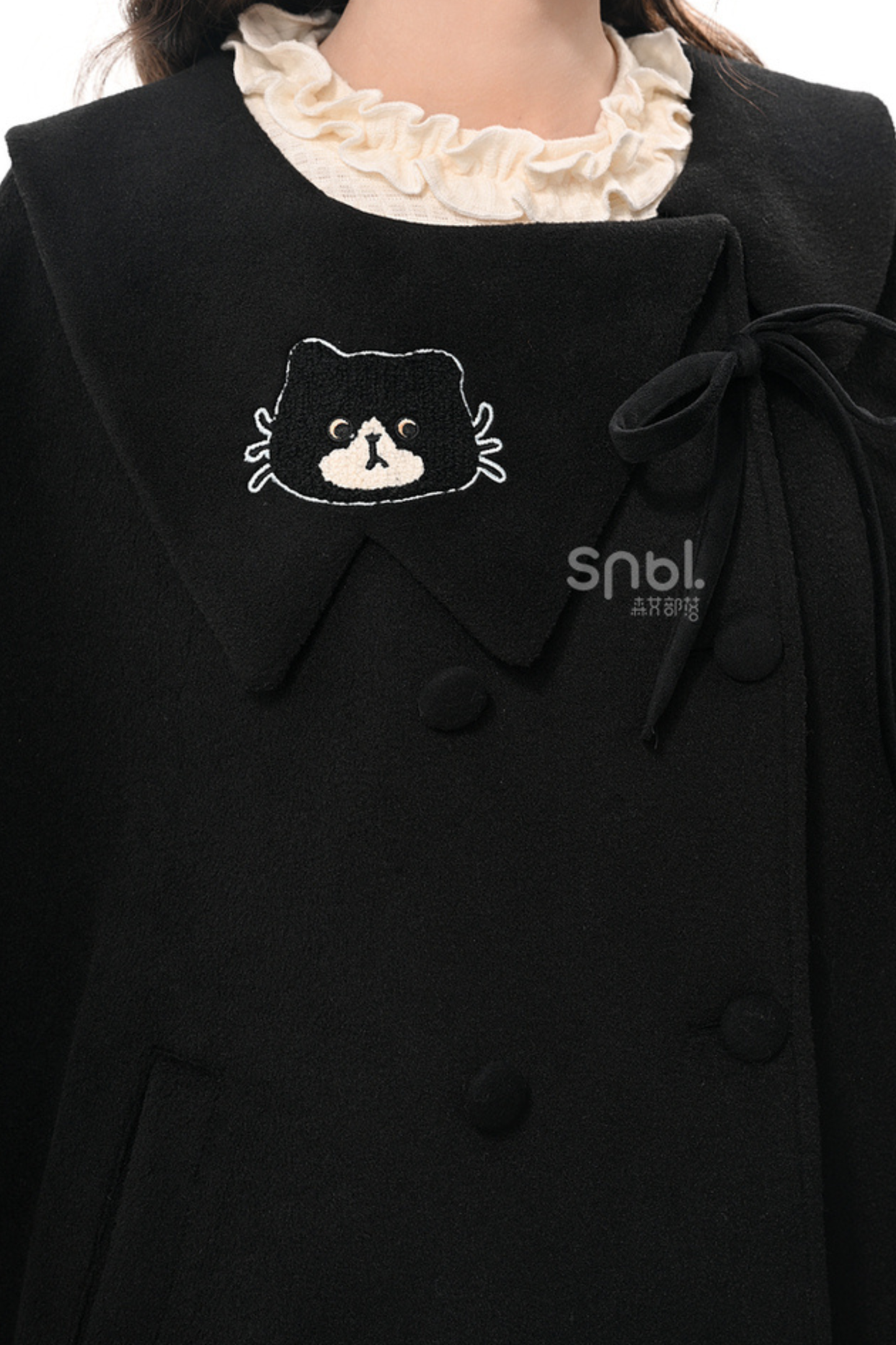 キャットドールカラーリボンマント