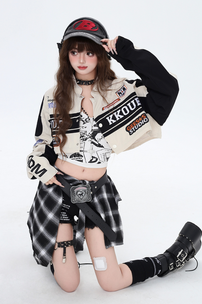 アメリカンストリートベイブスベースボールジャケット