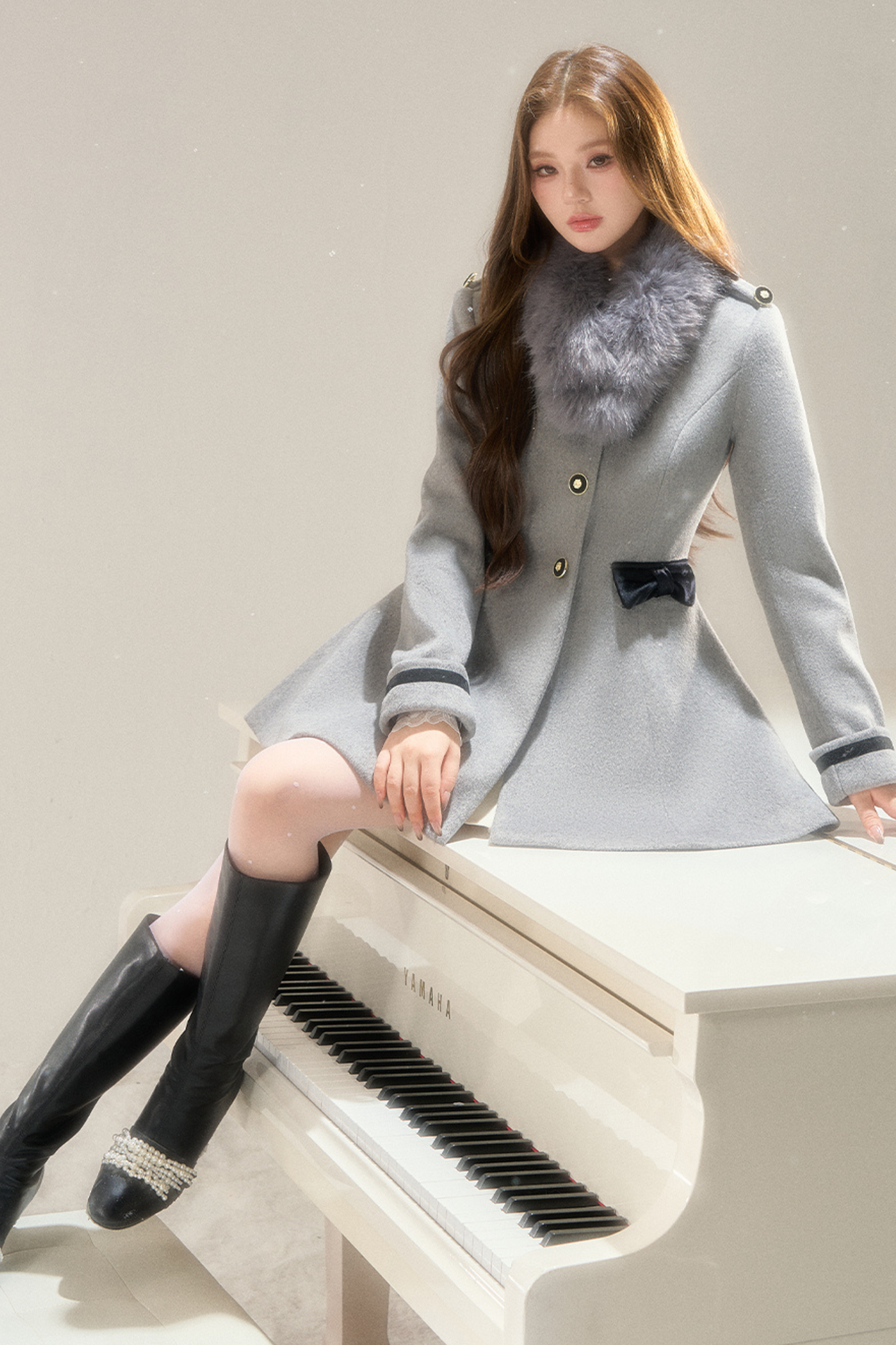 Old French Hepburn Wool Coat