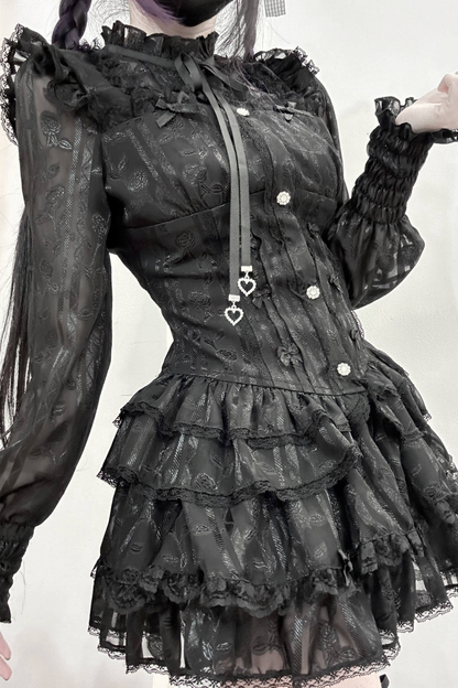 レースドレス+インナーパンツ