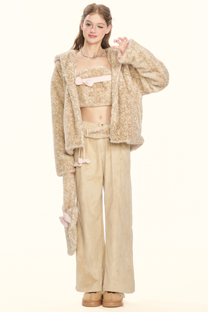 リトルミルクレオパードリボンフードコート