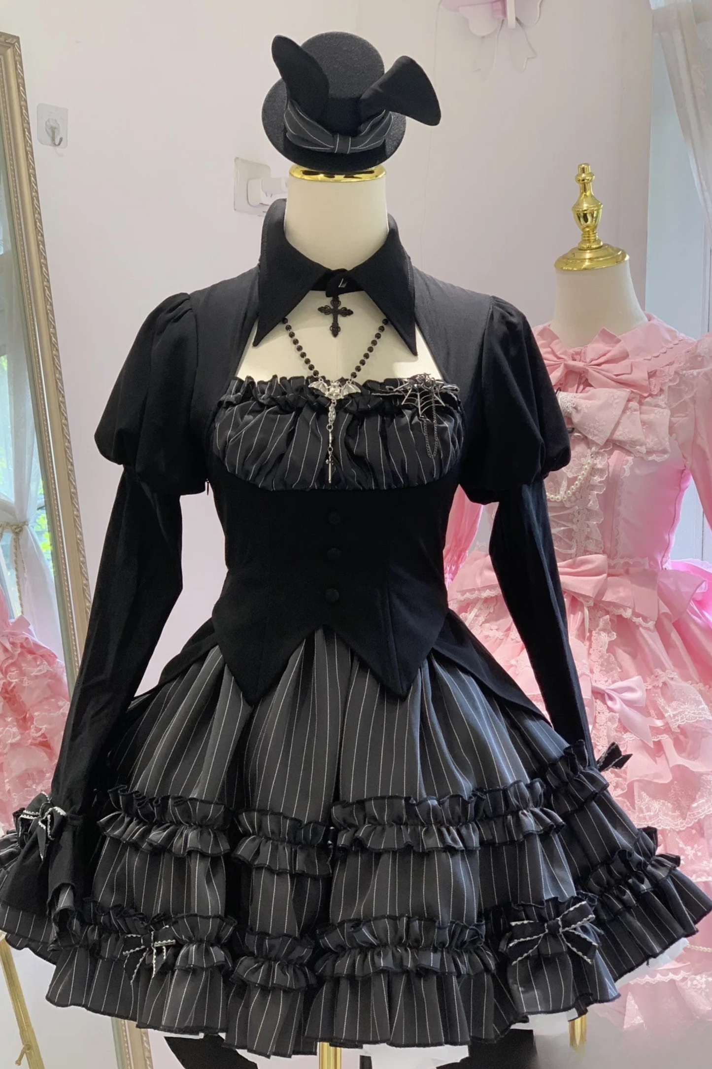 Rabbit Duke Gothic Lolita Dress + Bunny Ear Hat