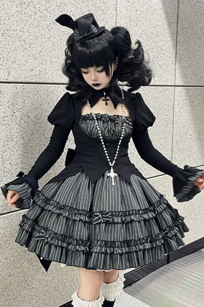 Rabbit Duke Gothic Lolita Dress + Bunny Ear Hat