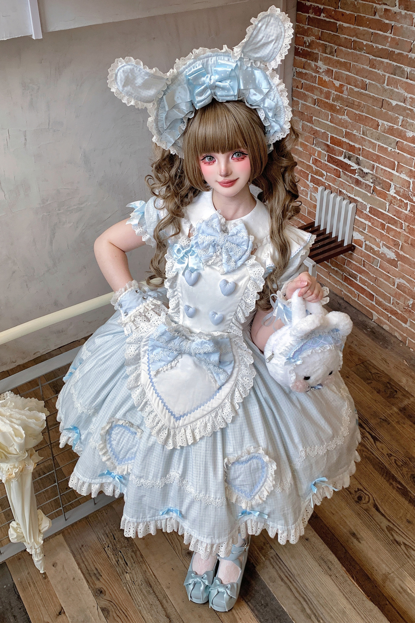 キュートシュガーメイドロリータドレス