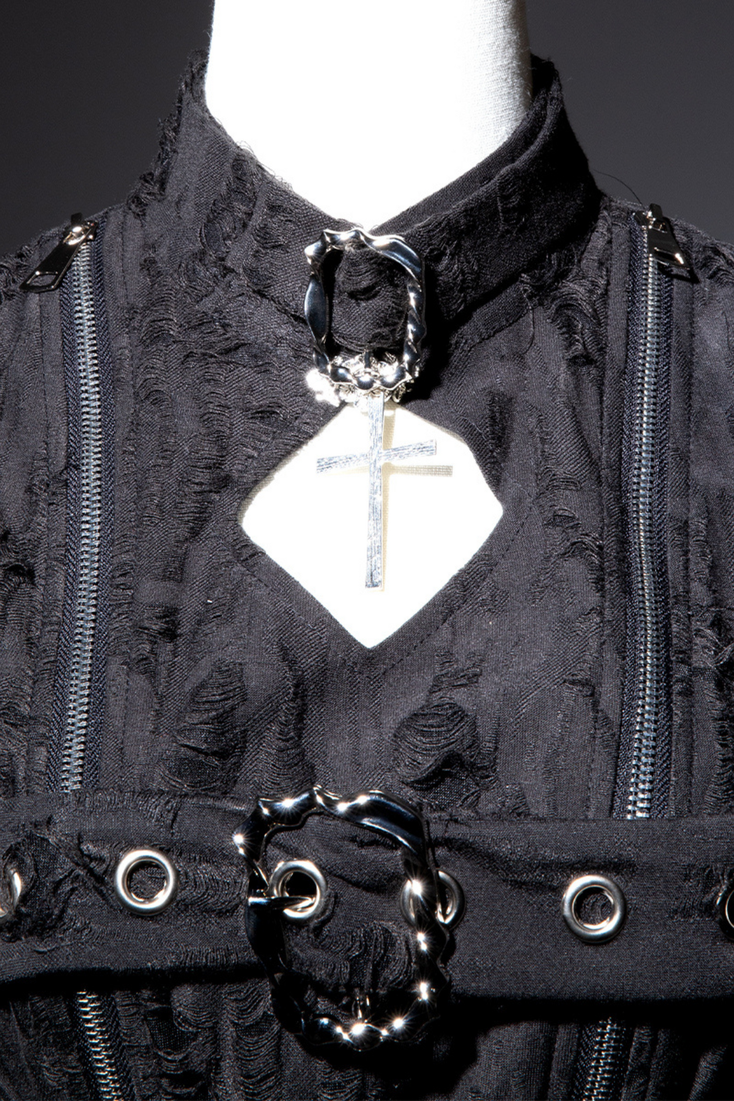 [Reservations] Dark Gothic Style Sleeveless Dress + Belt