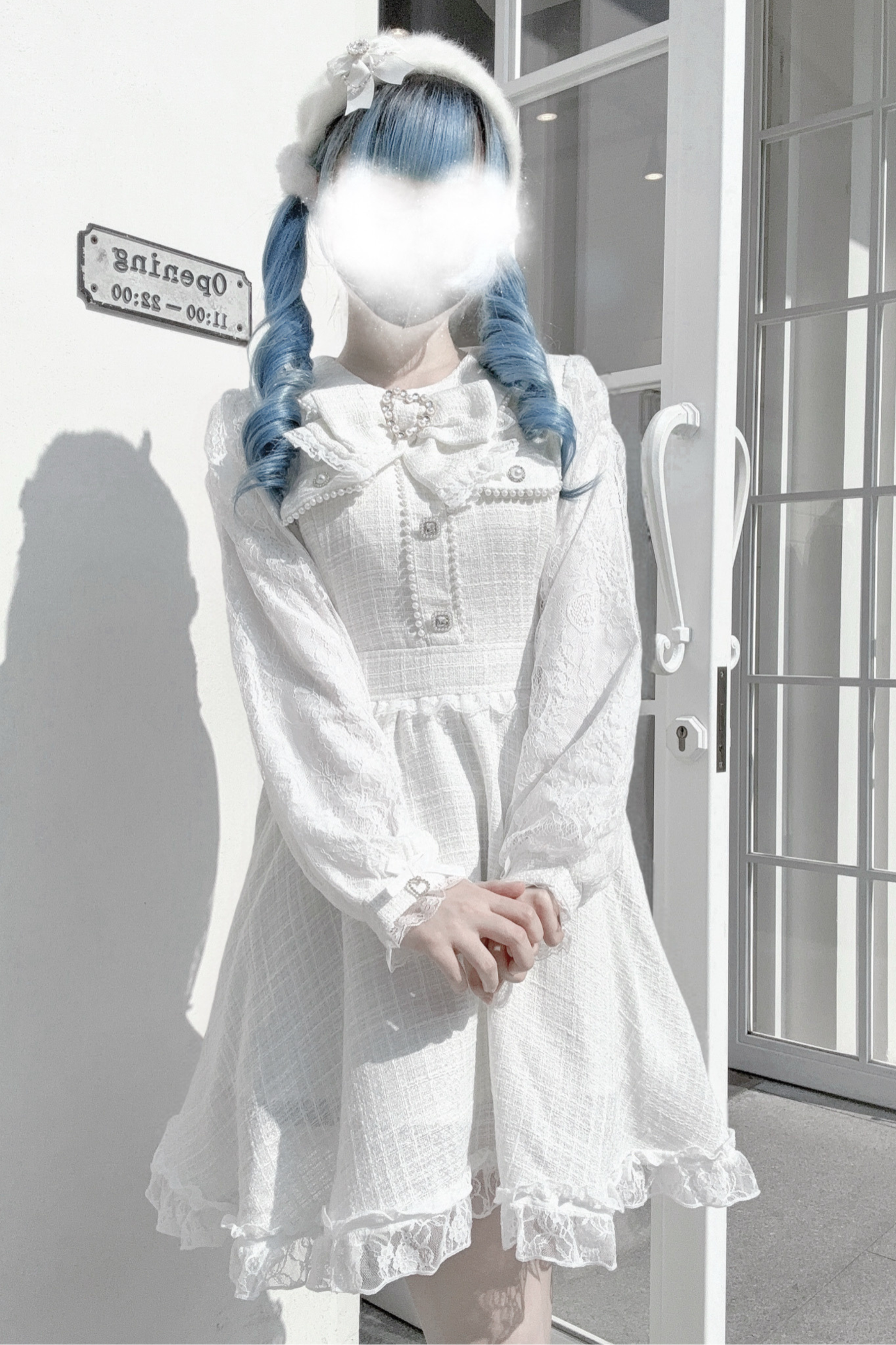 Doll World Ribbon Tweed Dress