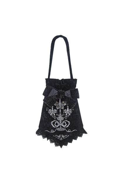 キャンドルライトアンティークレースドレス+ベストドレス+バッグ+ブローチ