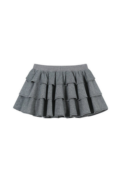 バレエレーススウェットフードジャケット+ケーキスカート