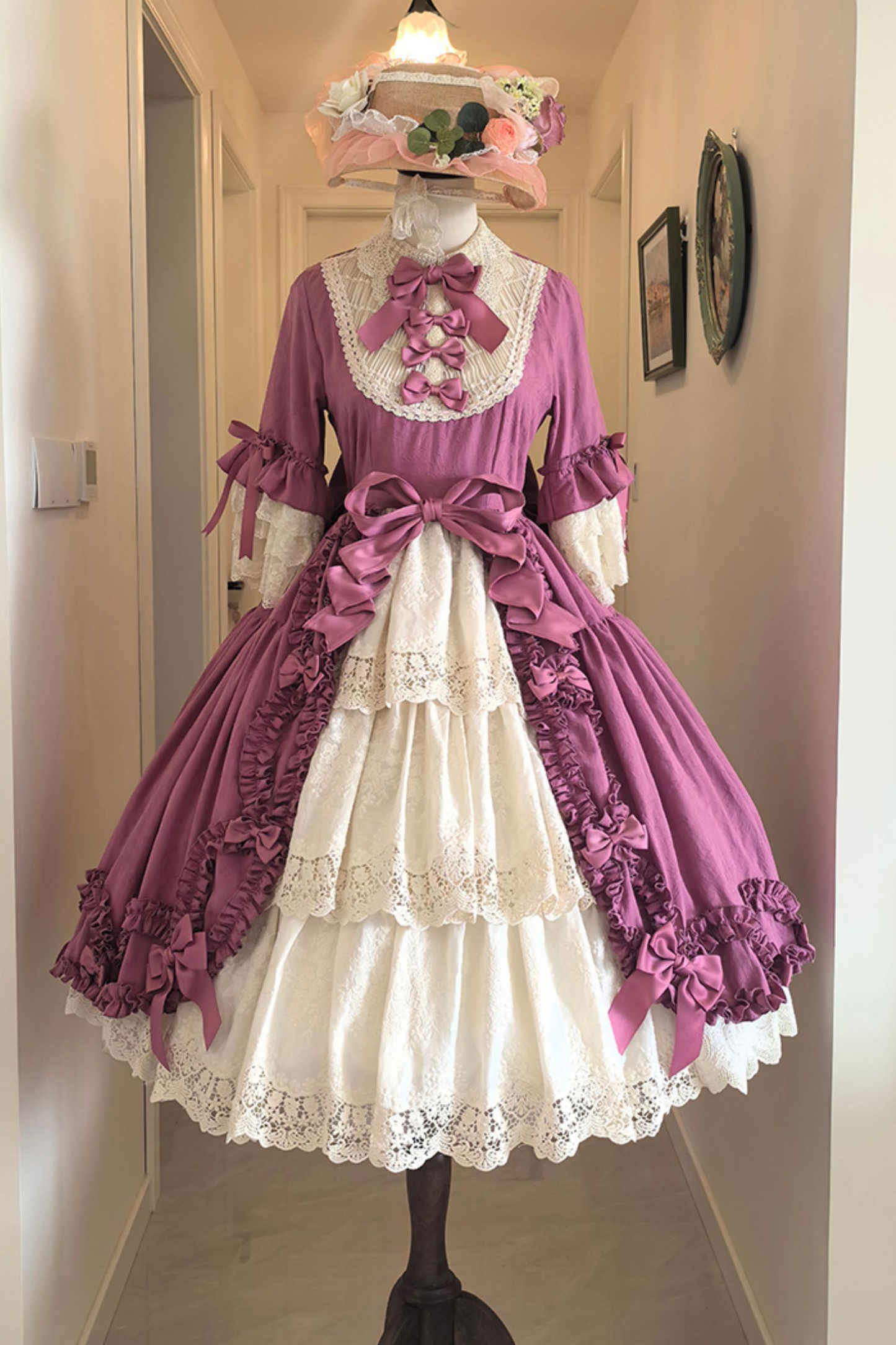 エレガントプリンセススリーブロリータドレス